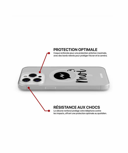 Coque contacte moi pour iPhone