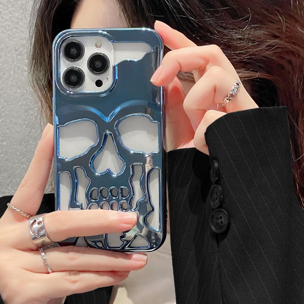 Coque Crâne en Acrylique pour iPhone 16