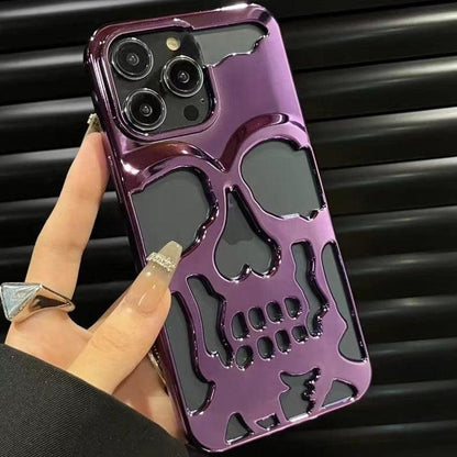 Coque Crâne en Acrylique pour iPhone 16 - Coque Wiqeo 15€-20€, Coque, iPhone 16, Squelette Wiqeo, Déstockeur de Coques Pour iPhone