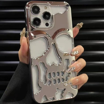 Coque Crâne en Acrylique pour iPhone 16 Plus - Coque Wiqeo 15€-20€, Coque, iPhone 16 Plus, Squelette Wiqeo, Déstockeur de Coques Pour iPhone