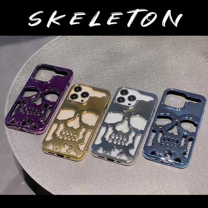 Coque Crâne en Acrylique pour iPhone 16 Pro