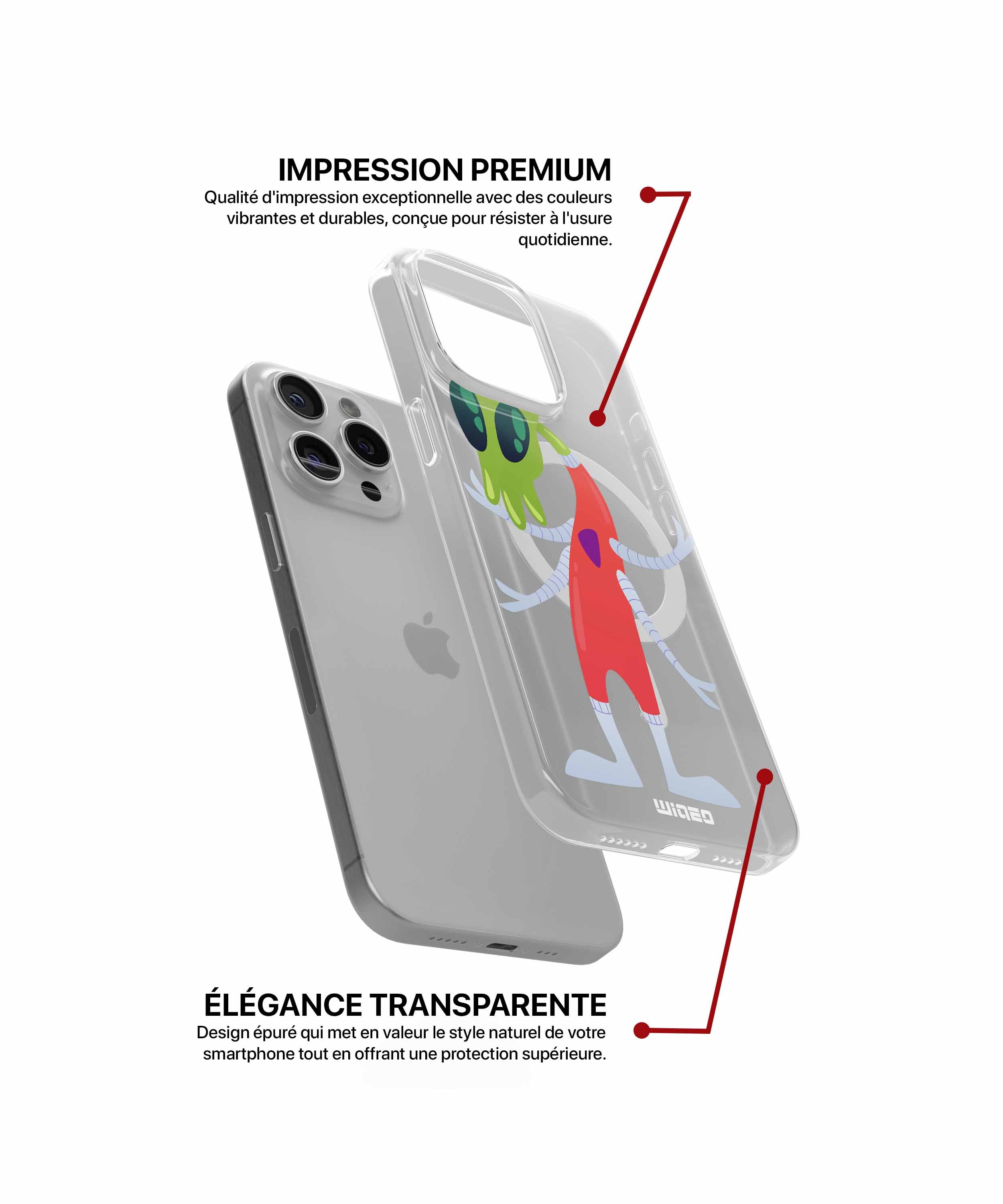 Coque créature énigmatique pour iPhone