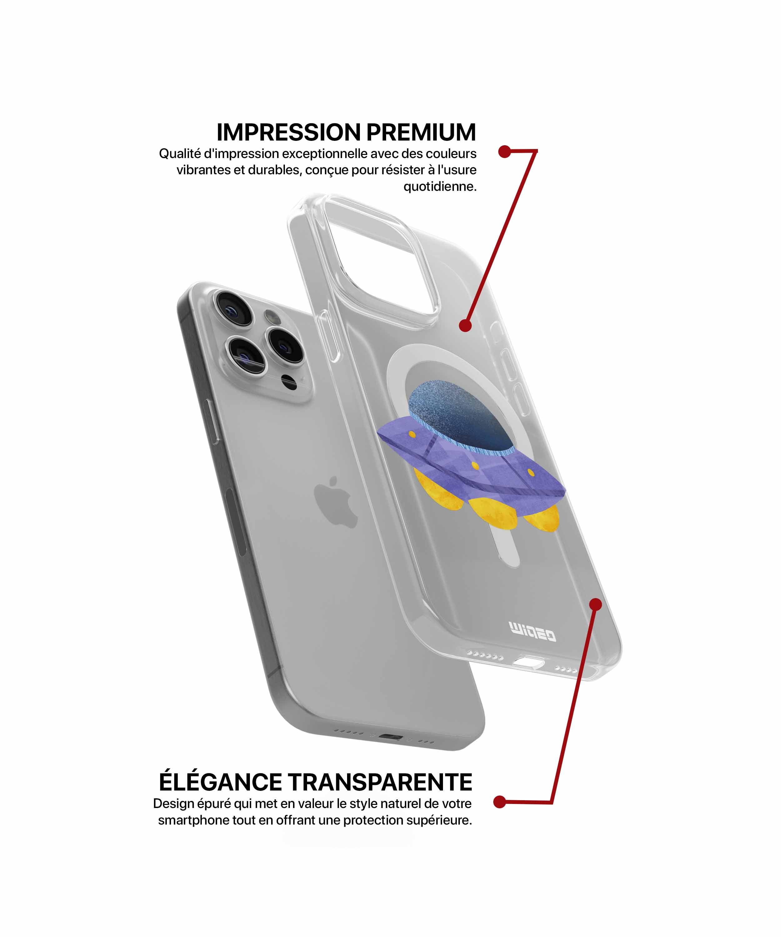 Coque croiseur céleste pour iPhone