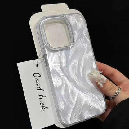 Coque Design Élégant Avec Finition Miroir Pour iPhone 15 - Argent