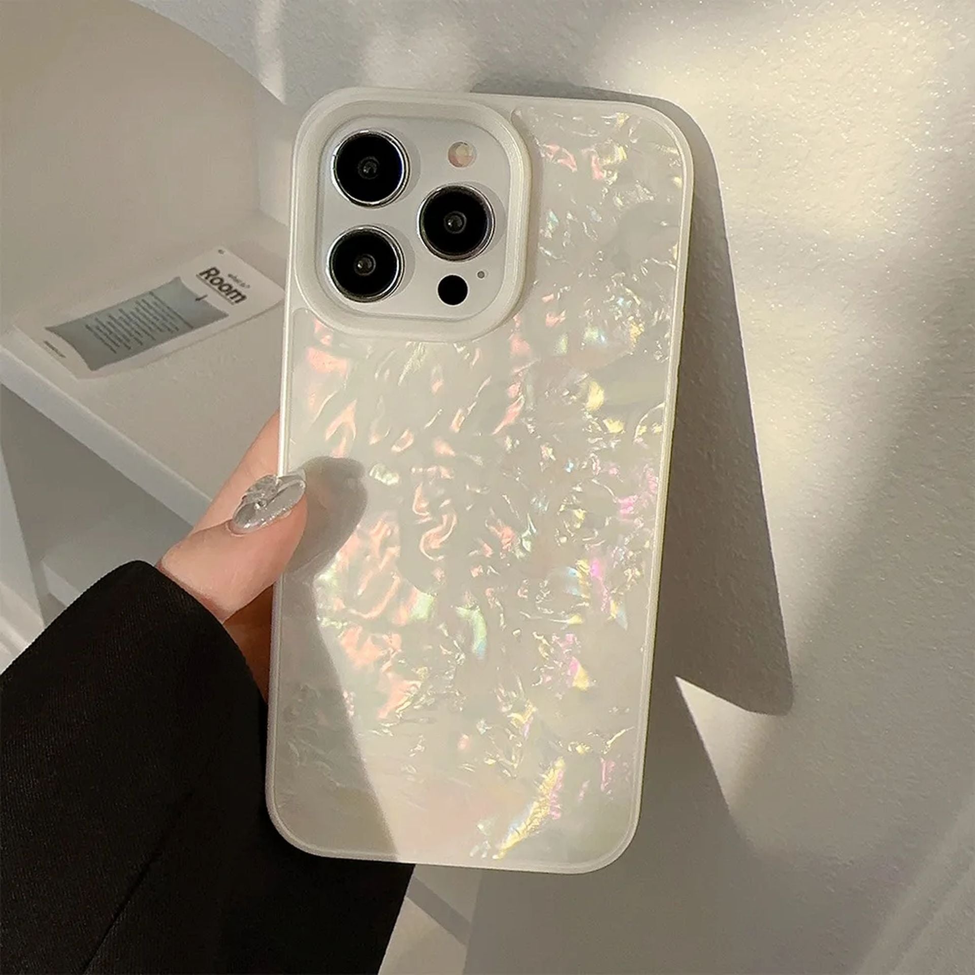 Coque Design Lumineux Antichoc en Silicone pour iPhone 16