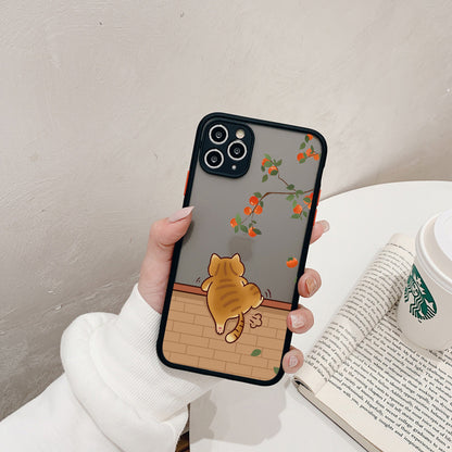 Coque Dessin Chat en Silicone pour iPhone 13 Pro - 6