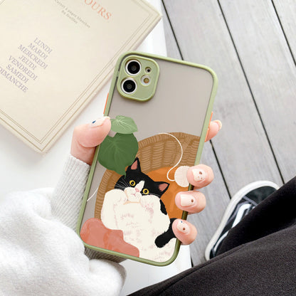 Coque Dessin Chat en Silicone pour iPhone 14 Pro Max - 2