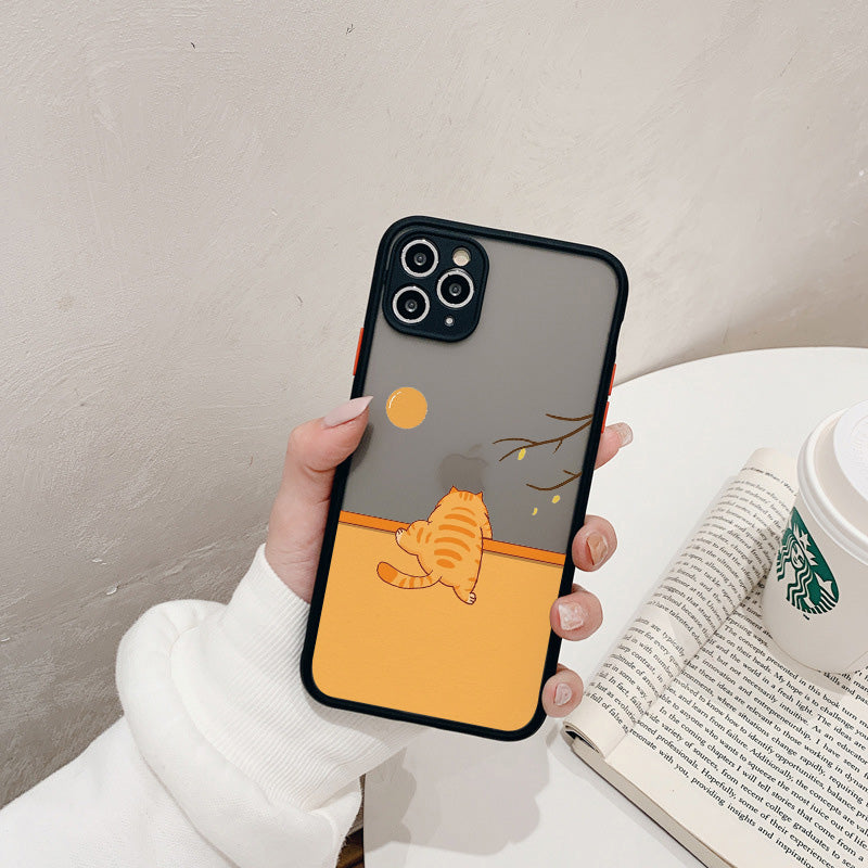 Coque Dessin Chat en Silicone pour iPhone 15 Plus - 4