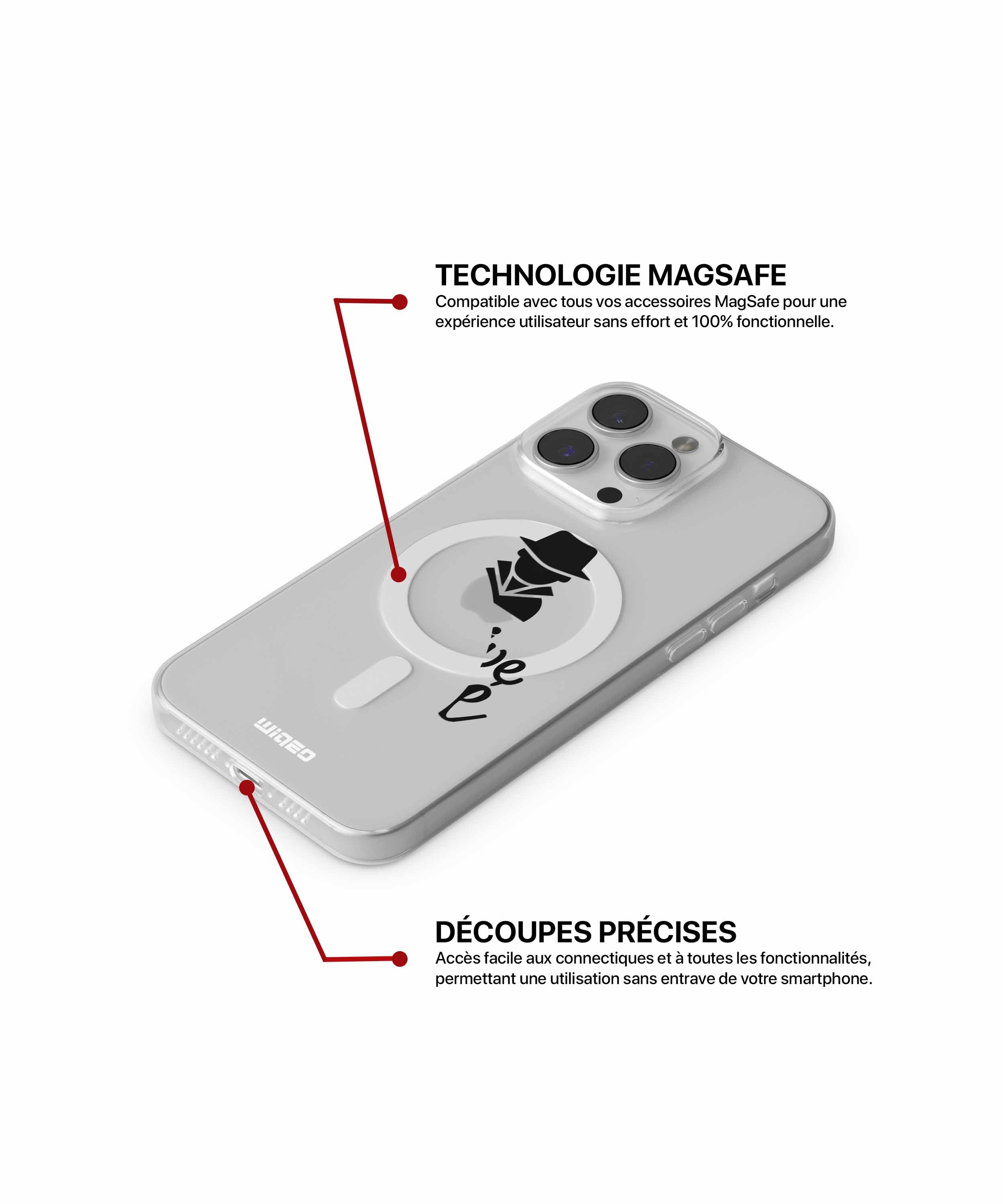 Coque détective privé pour iPhone