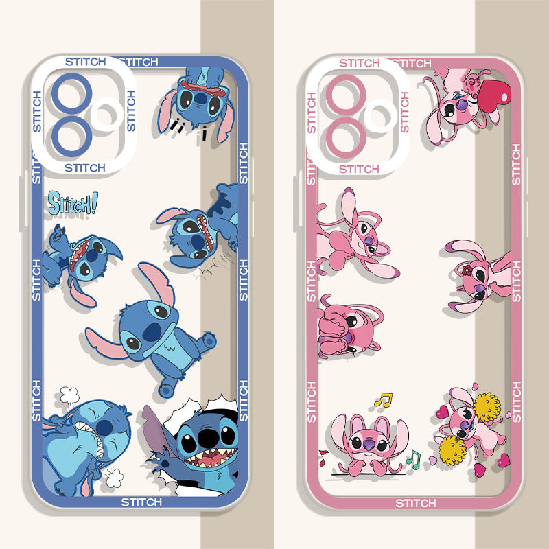 Coque Disney Stitch en Silicone pour iPhone 14 Pro Max