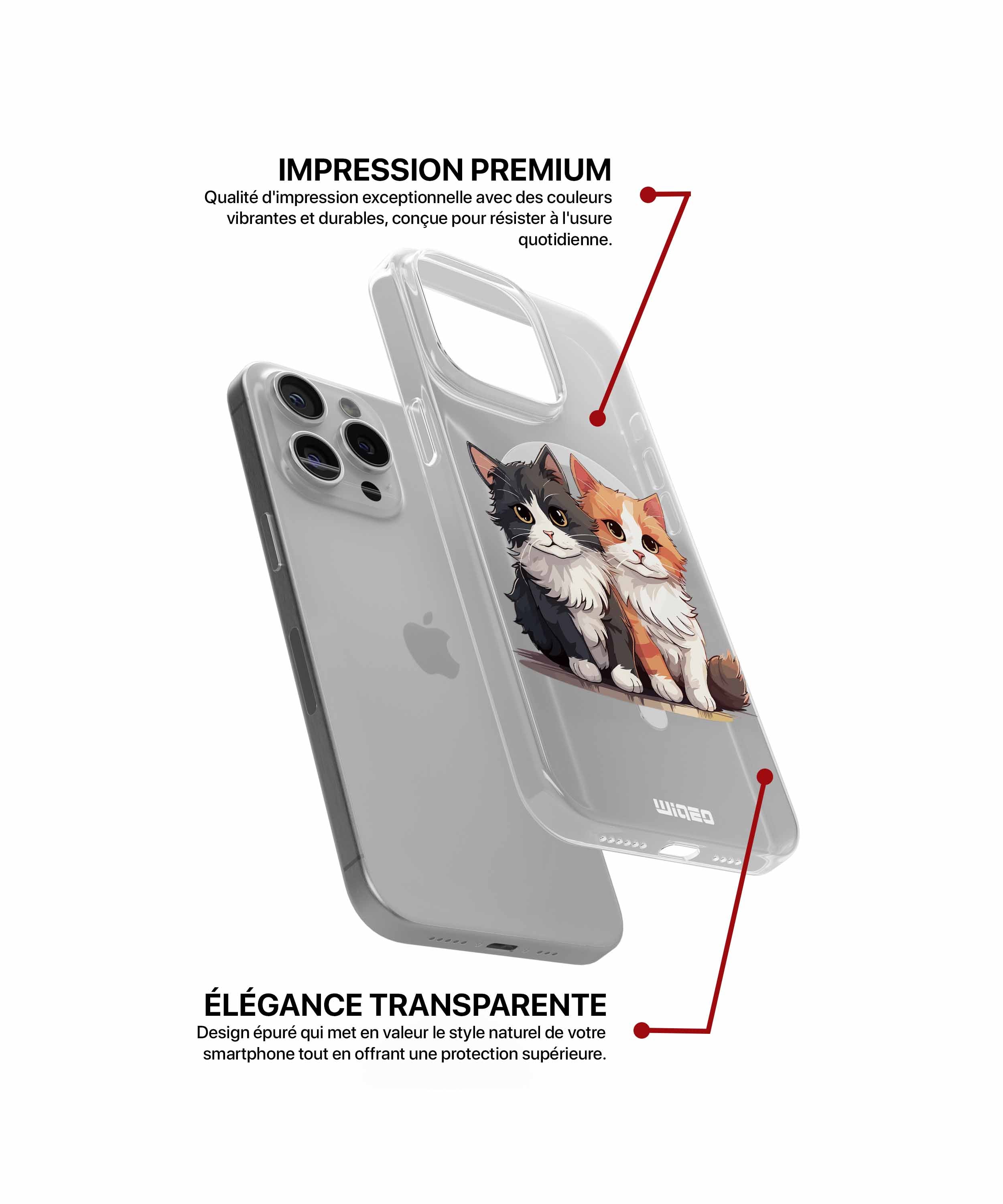 Coque duo complice pour iPhone