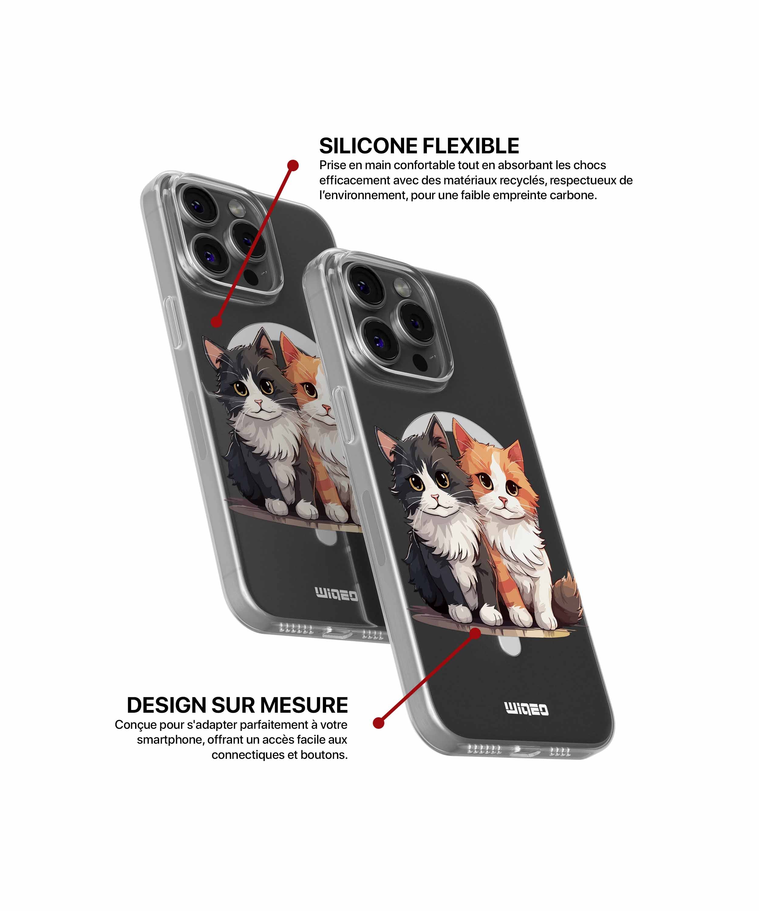 Coque duo complice pour iPhone