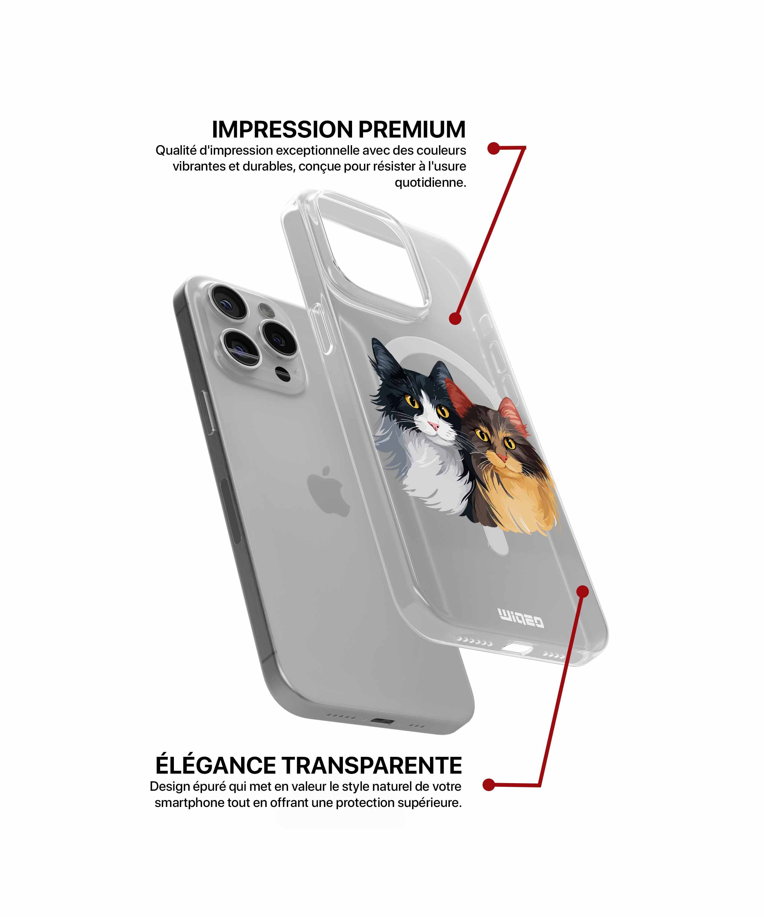 Coque duo majestueux pour iPhone