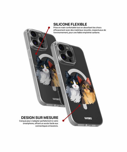 Coque duo majestueux pour iPhone