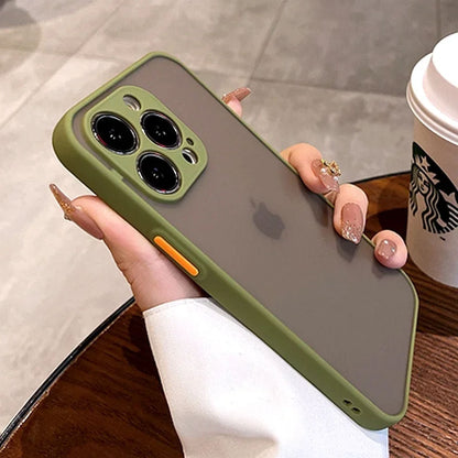 Coque Élégante Antichoc en Silicone avec Protection Optimale pour iPhone 14 - Vert Foncé