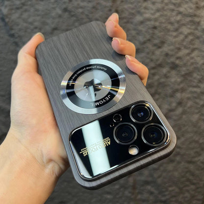 Coque En Bois Magnétique Design Élégant pour iPhone 14 Pro
