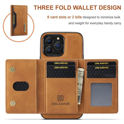 Coque En Cuir Magnétique 2 En 1 Avec Poche Amovible pour iPhone 15 Pro Max