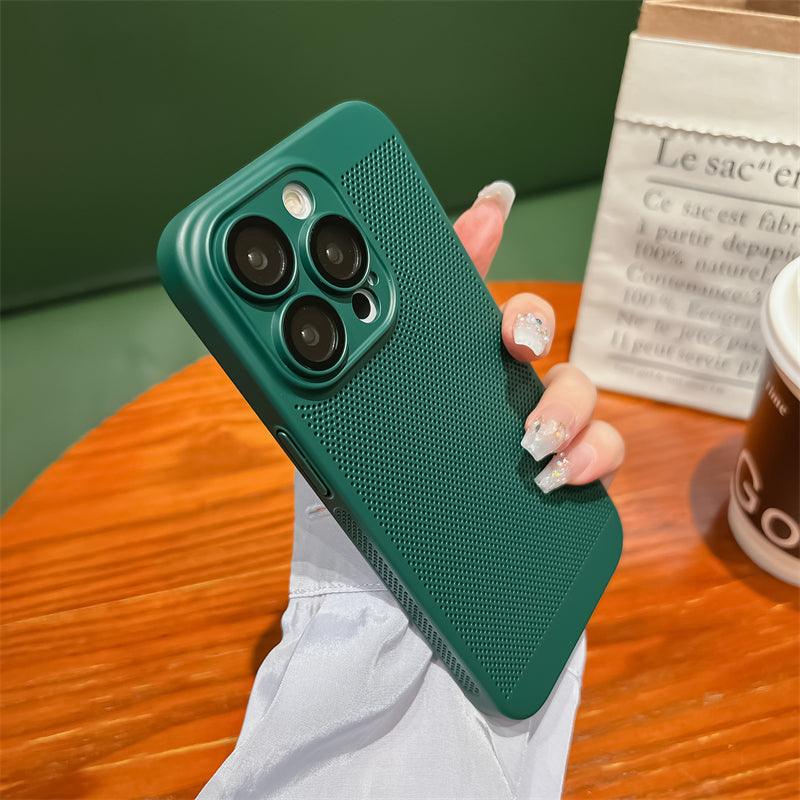 Coque en Silicone avec Grille Respirante pour iPhone 16 Pro - Coque Wiqeo 15€-20€, Coque, iPhone 16 Pro, Silicone Wiqeo, Déstockeur de Coques Pour iPhone