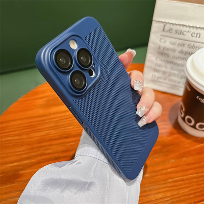 Coque en Silicone avec Grille Respirante pour iPhone 16 Pro - Coque Wiqeo 15€-20€, Coque, iPhone 16 Pro, Silicone Wiqeo, Déstockeur de Coques Pour iPhone