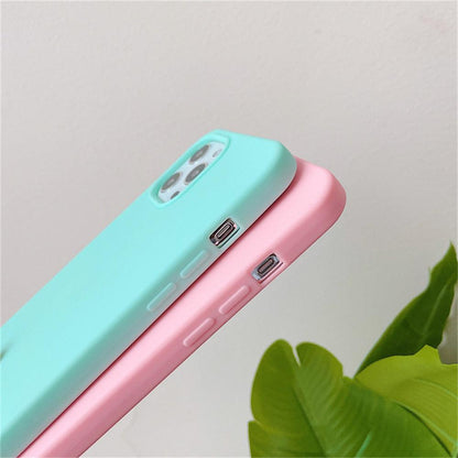 Coque en Silicone avec Sangle pour iPhone 16 Pro