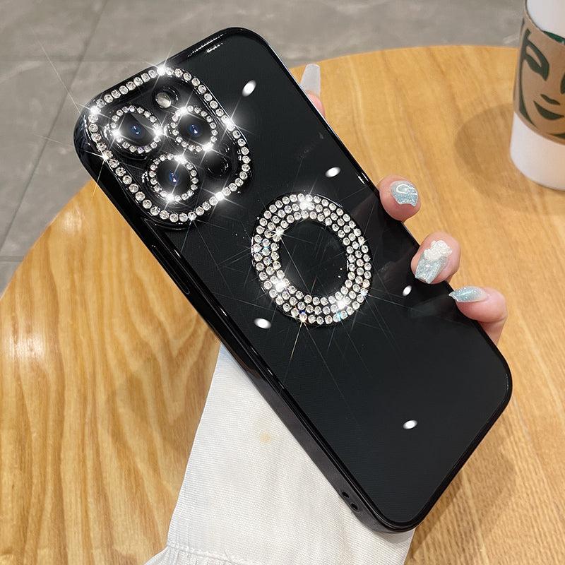Coque en Silicone Avec Strass Brillants pour iPhone 16 Plus - Coque Wiqeo 15€-20€, Coque, iPhone 16 Plus, Scintillante, Silicone Wiqeo, Déstockeur de Coques Pour iPhone