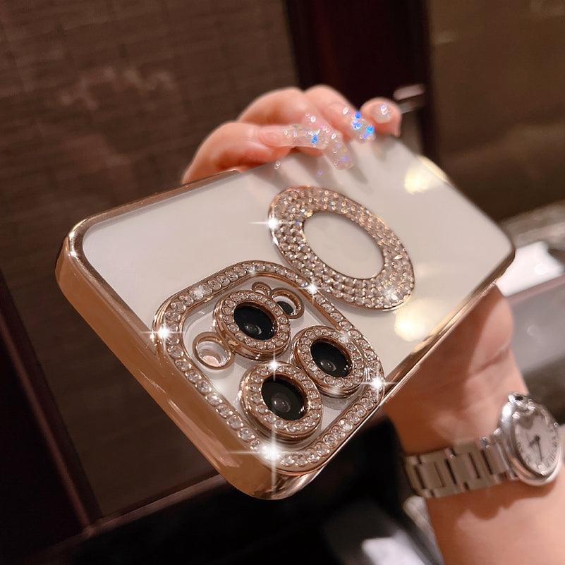 Coque en Silicone Avec Strass Brillants pour iPhone 16 Pro Max - Coque Wiqeo 15€-20€, Coque, iPhone 16 Pro Max, Scintillante, Silicone Wiqeo, Déstockeur de Coques Pour iPhone