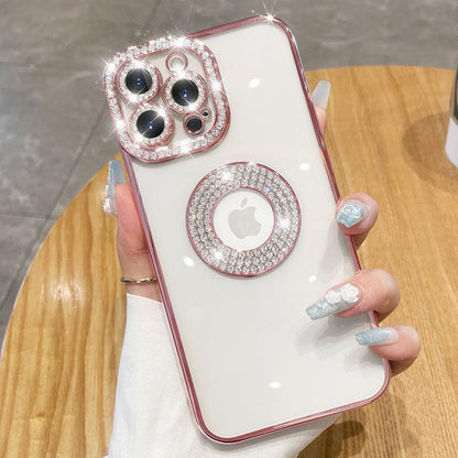 Coque en Silicone Avec Strass Brillants pour iPhone 16 Pro Max - Coque Wiqeo 15€-20€, Coque, iPhone 16 Pro Max, Scintillante, Silicone Wiqeo, Déstockeur de Coques Pour iPhone