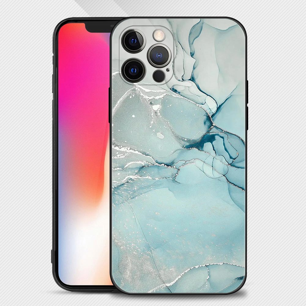 Coque en Silicone Motif Marbre pour iPhone 15 - 8