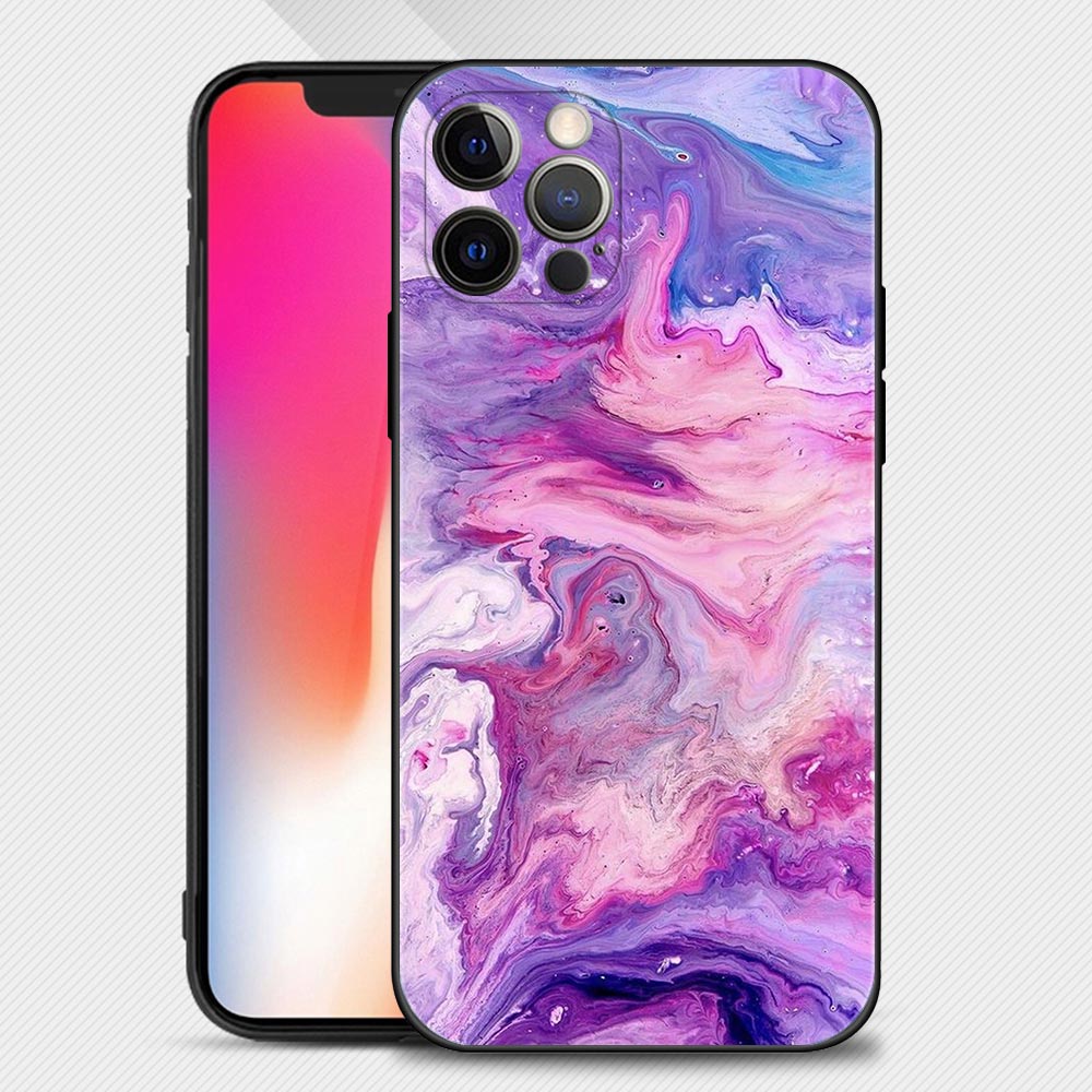 Coque en Silicone Motif Marbre pour iPhone 15 - 12