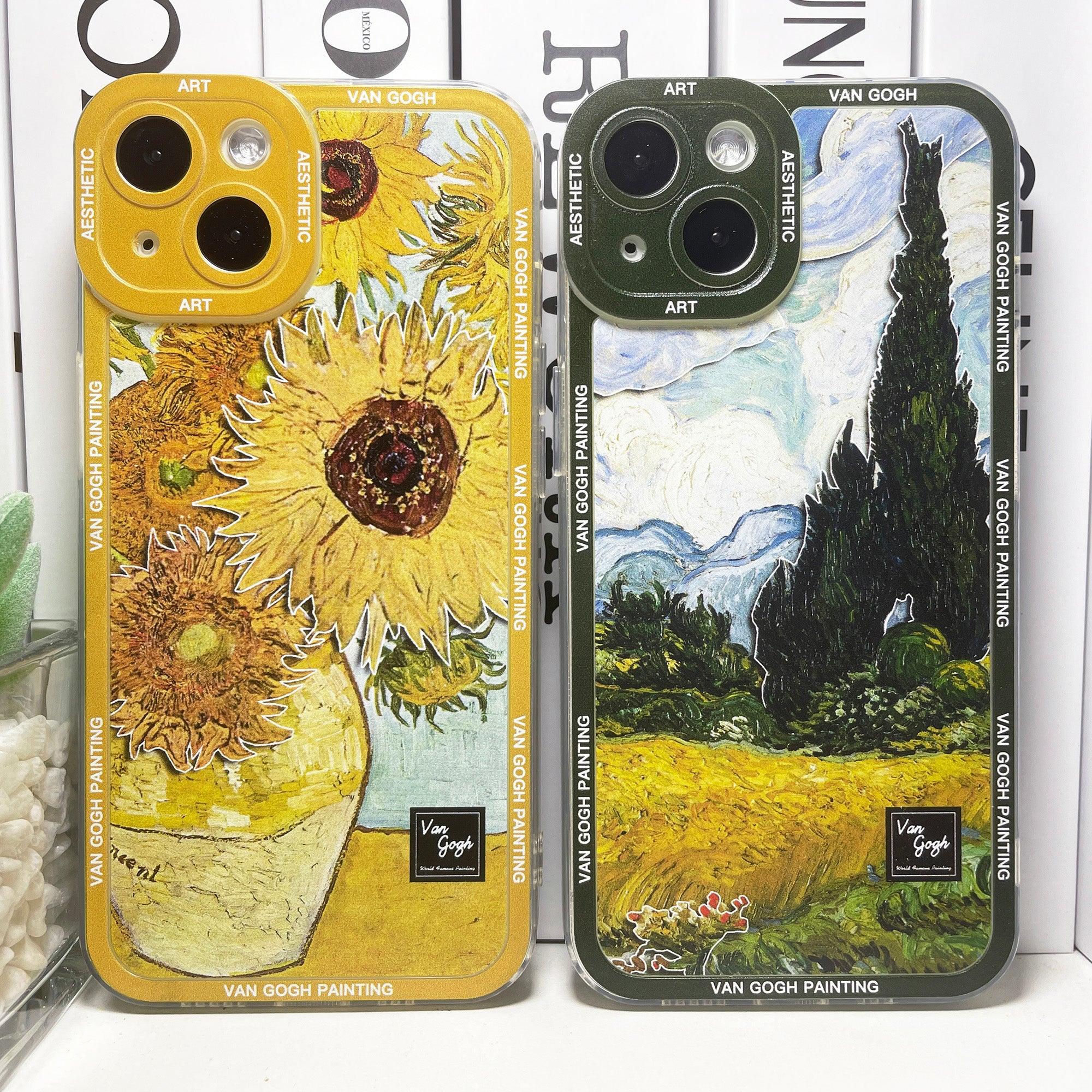 Coque Esthétique Van Gogh pour iPhone 16
