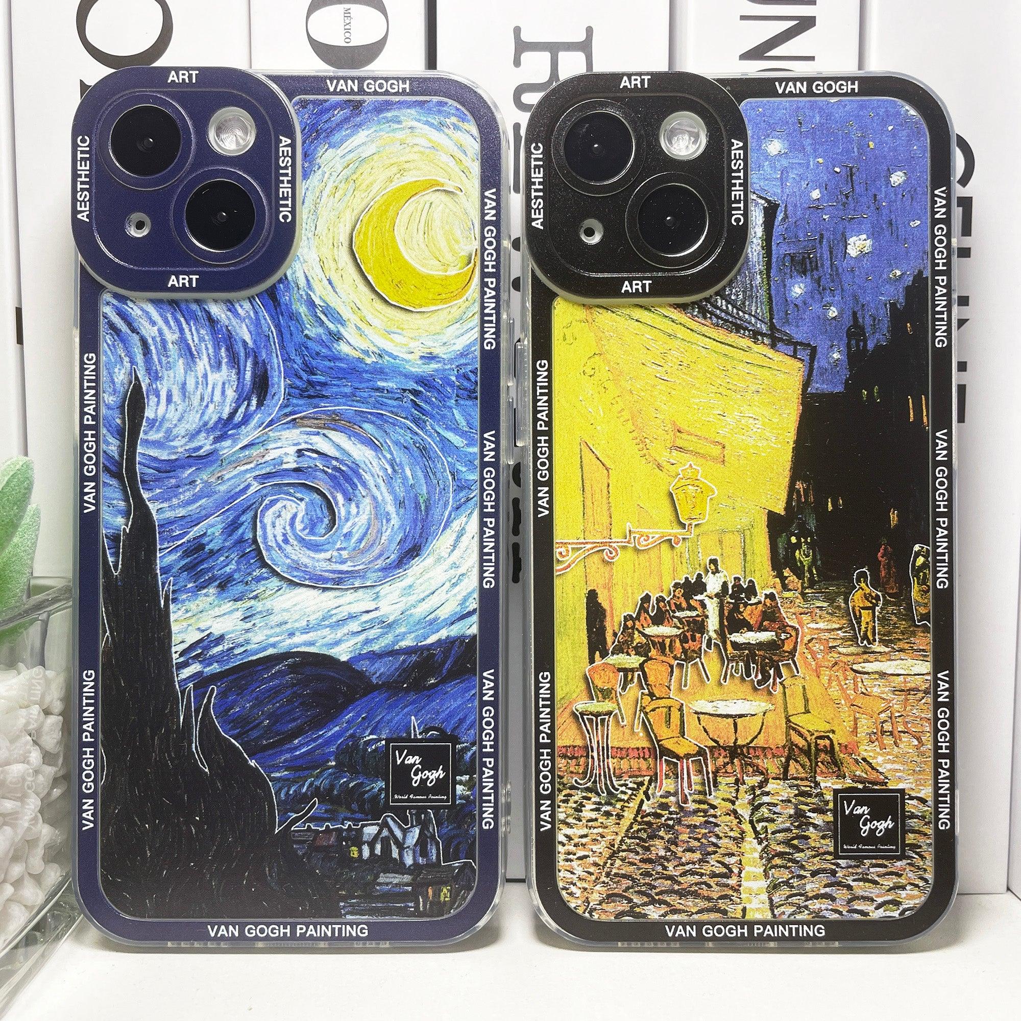 Coque Esthétique Van Gogh pour iPhone 16 Pro Max