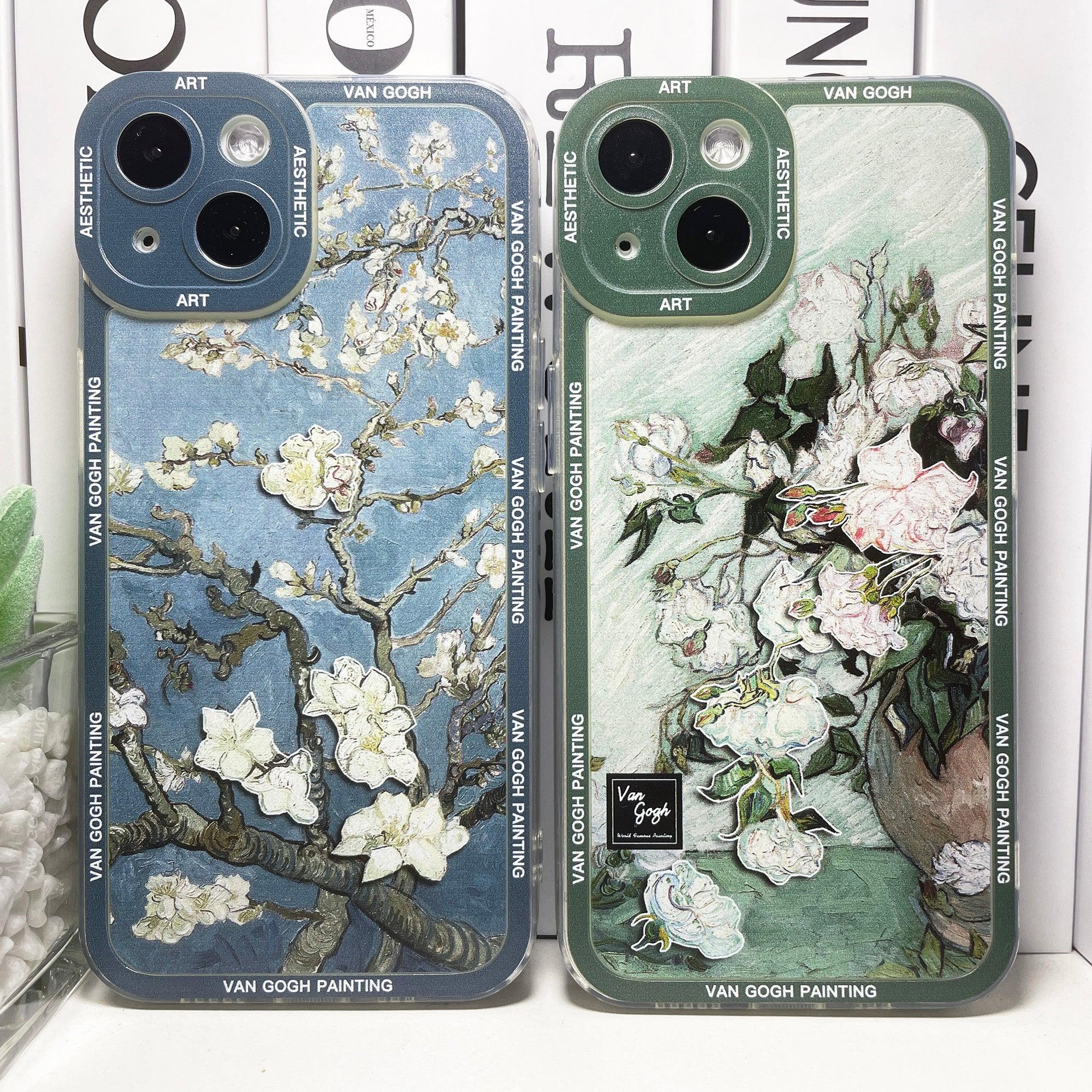 Coque Esthétique Van Gogh pour iPhone 16 Pro Max