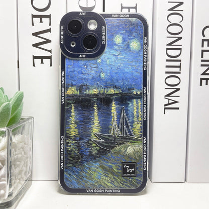 Coque Esthétique Van Gogh pour iPhone 16 Pro Max