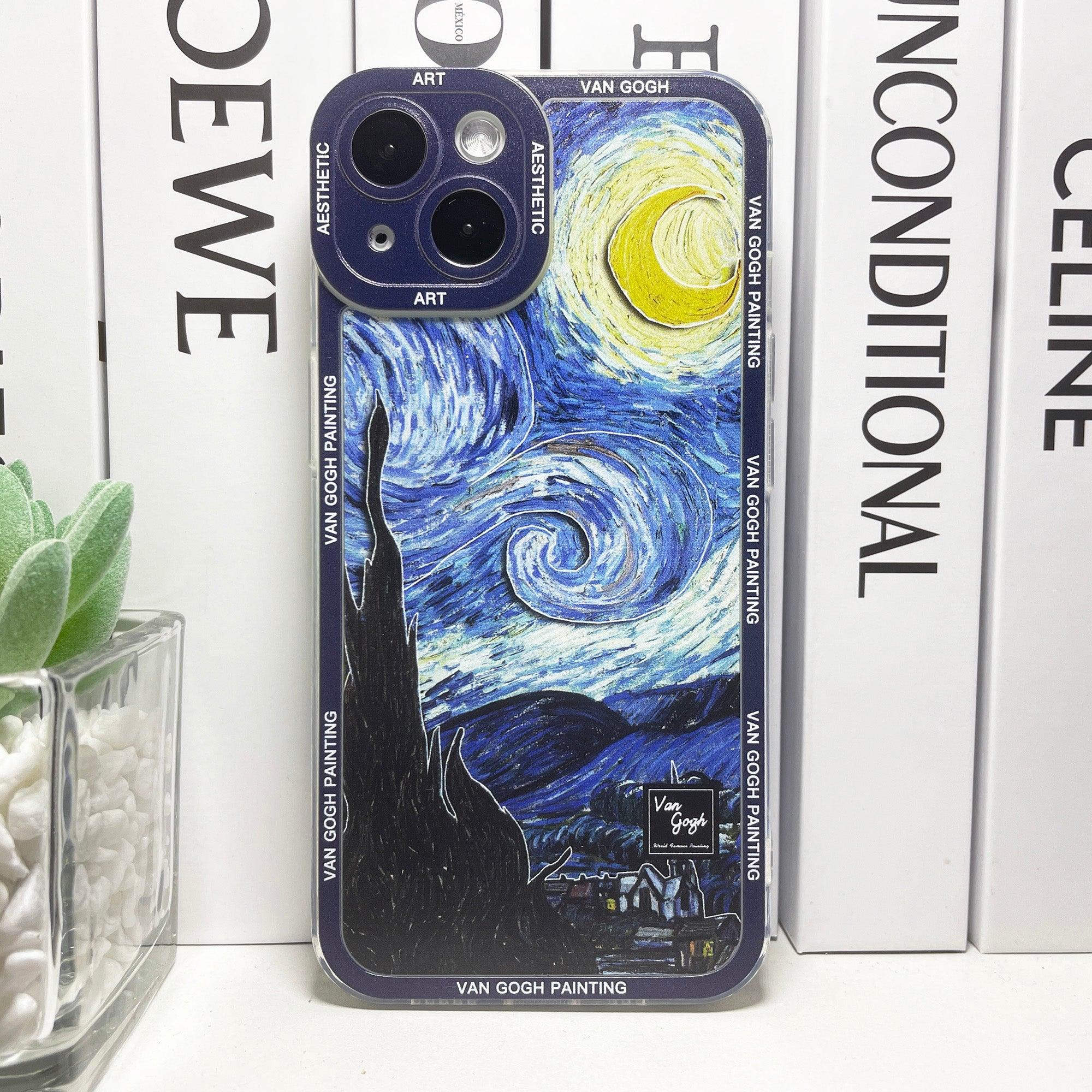 Coque Esthétique Van Gogh pour iPhone 16 Pro Max - Coque Wiqeo 10€-15€, Coque, iPhone 16 Pro Max, Silicone Wiqeo, Déstockeur de Coques Pour iPhone