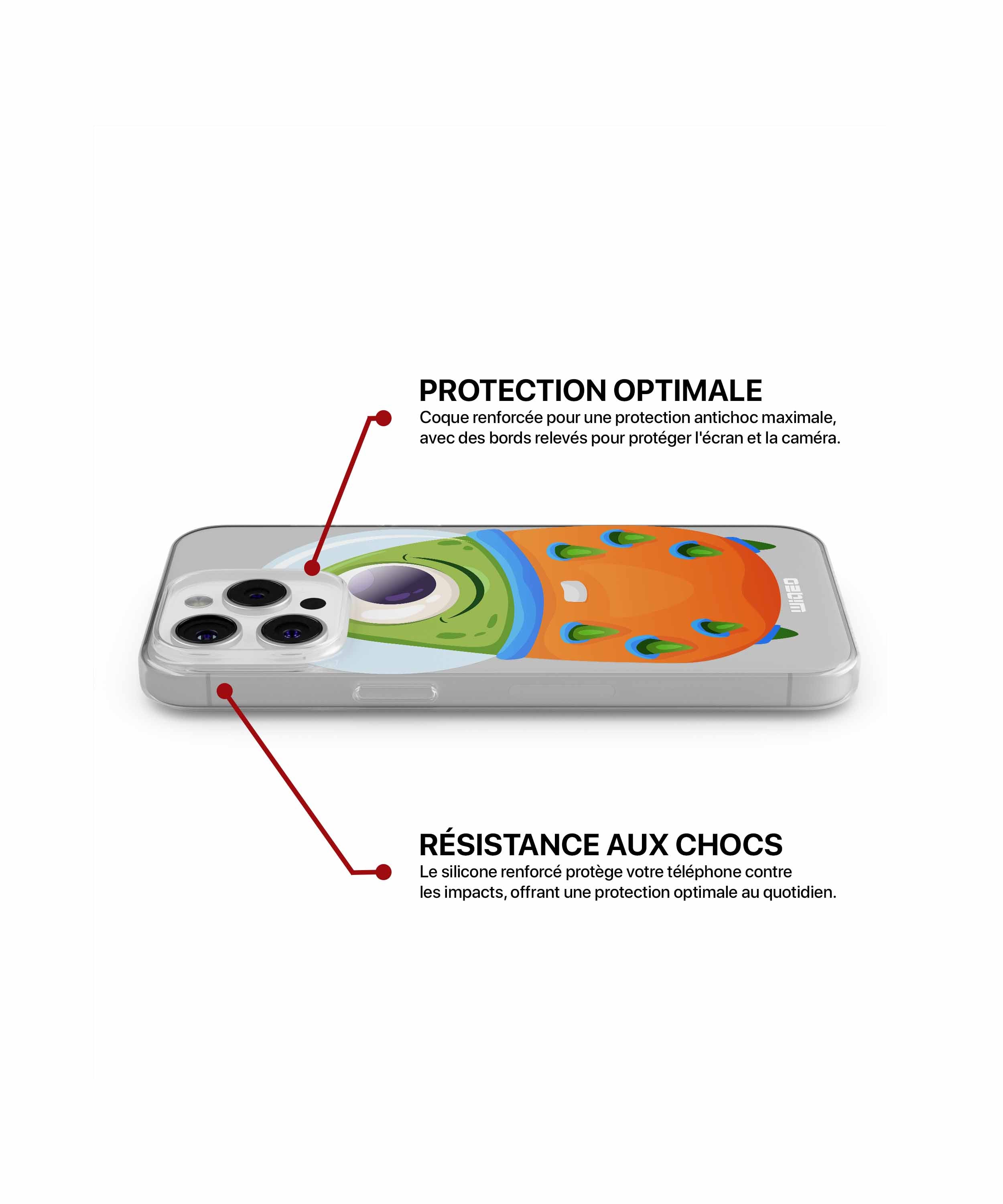 Coque explorateur monoculaire pour iPhone