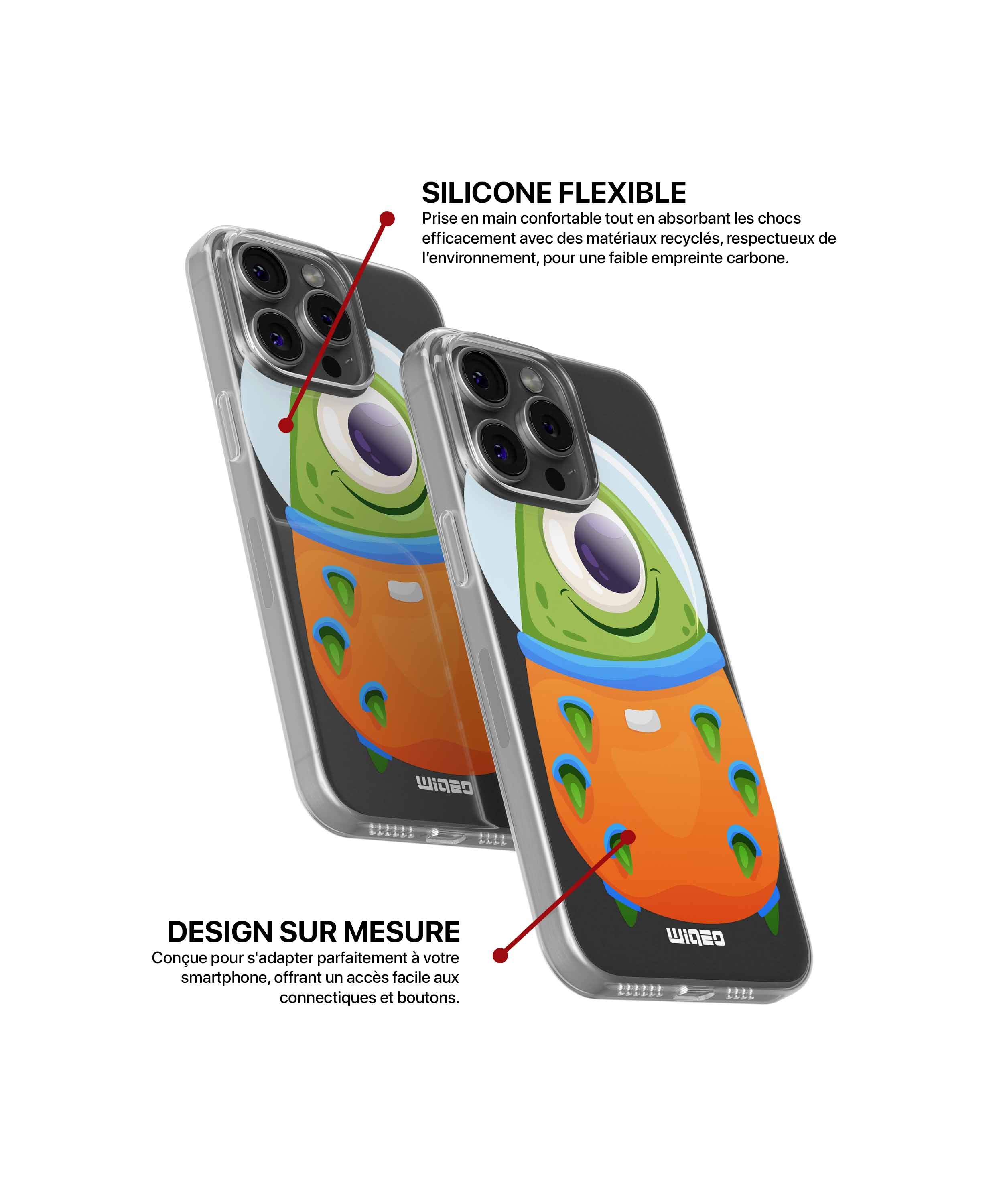 Coque explorateur monoculaire pour iPhone