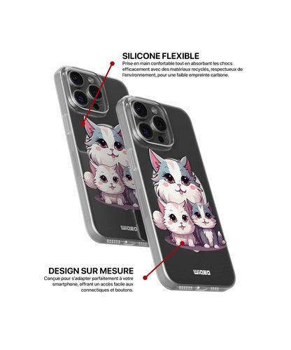 Coque famille câline pour iPhone