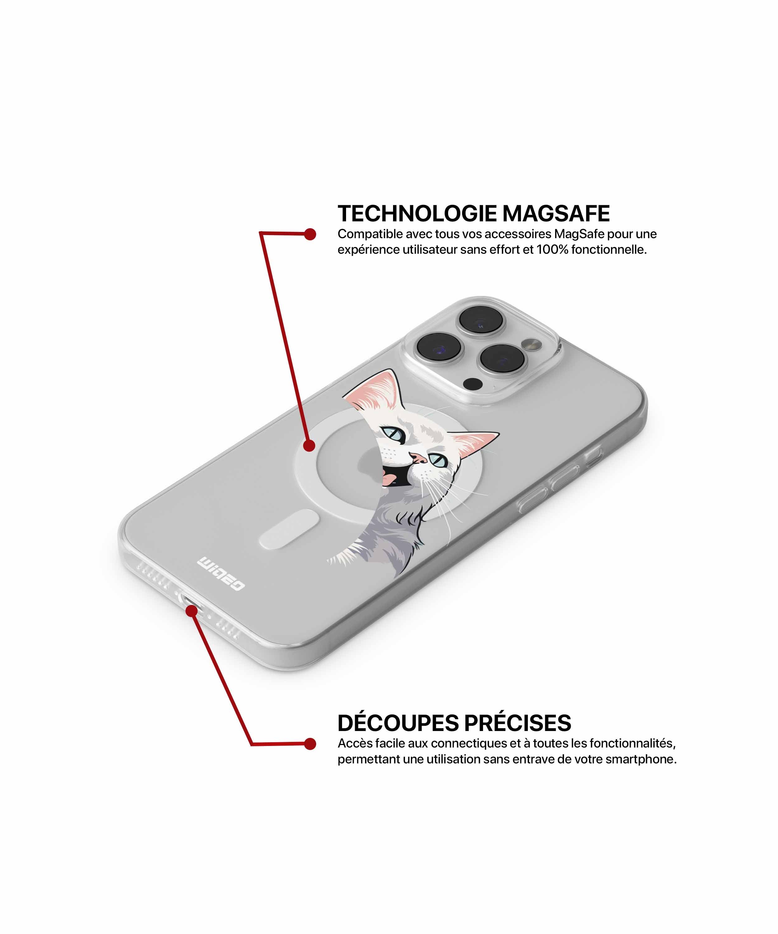 Coque fauve enjoué pour iPhone