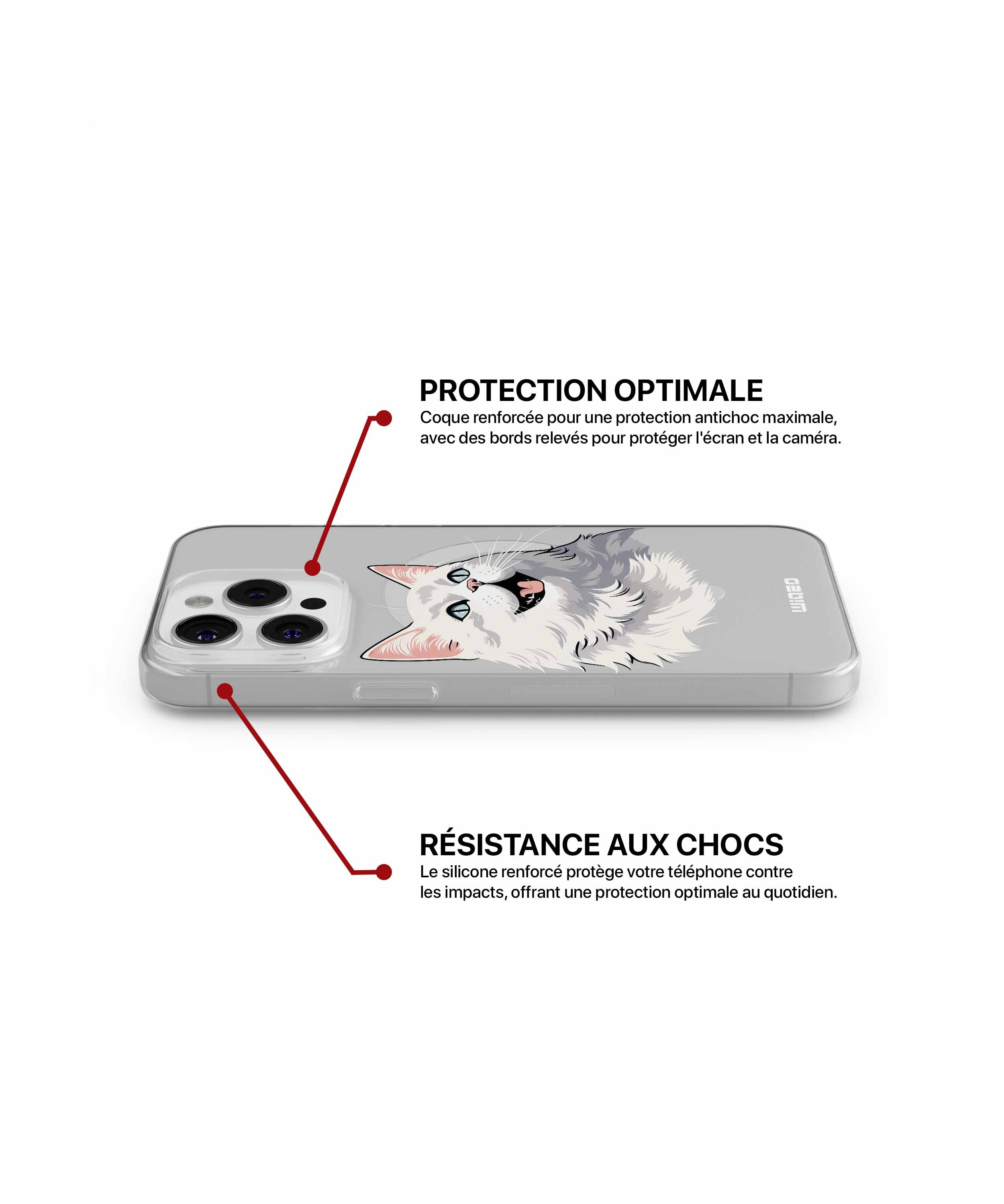 Coque fauve enjoué pour iPhone