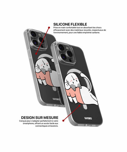 Coque félin en douceur pour iPhone