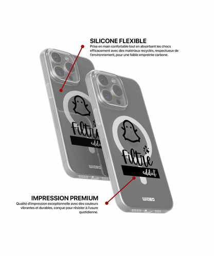 Coque filtre addict pour iPhone