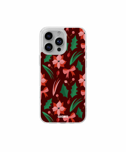 Coque fleurs festives pour iPhone