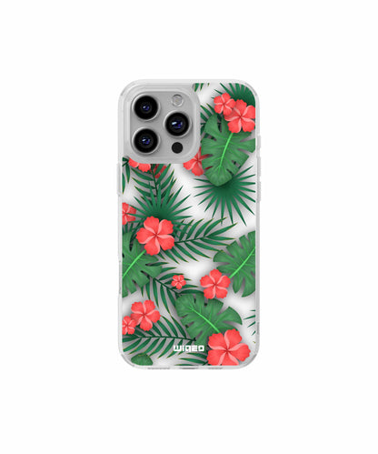 Coque fleurs tropicales pour iPhone