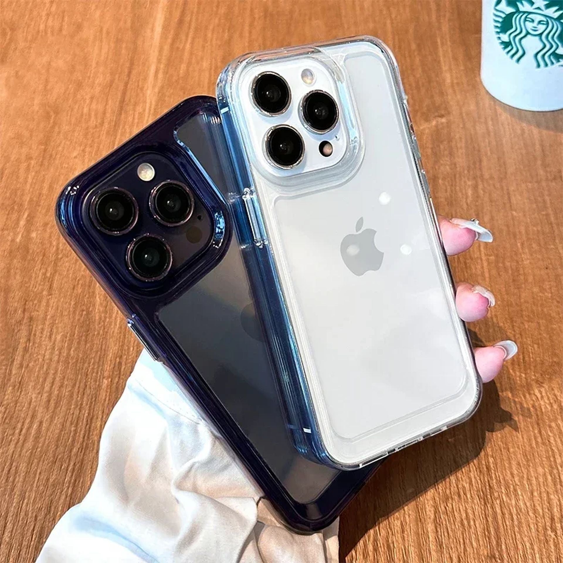 Coque Flexible Antichoc Transparente en Silicone pour iPhone 16 Pro Max