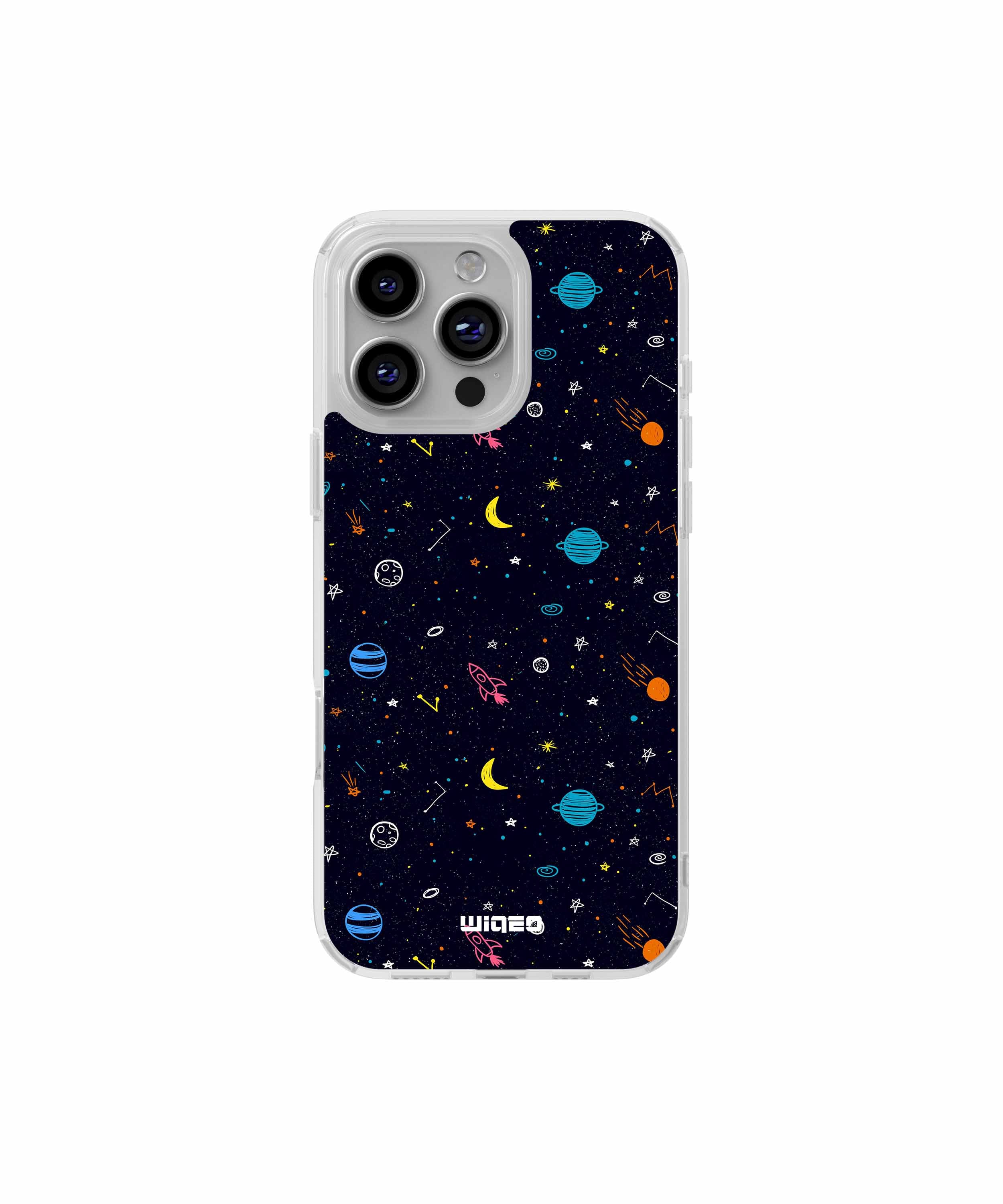 Coque galaxie enchantée pour iPhone