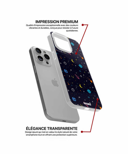 Coque galaxie enchantée pour iPhone