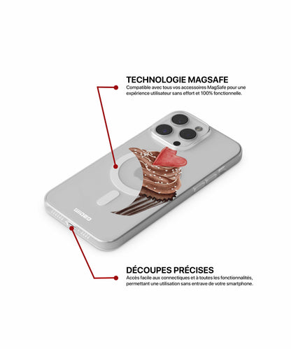 Coque gourmandise cœur fondant pour iPhone