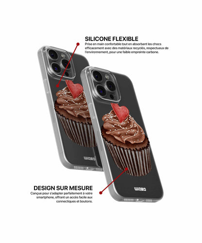 Coque gourmandise cœur fondant pour iPhone