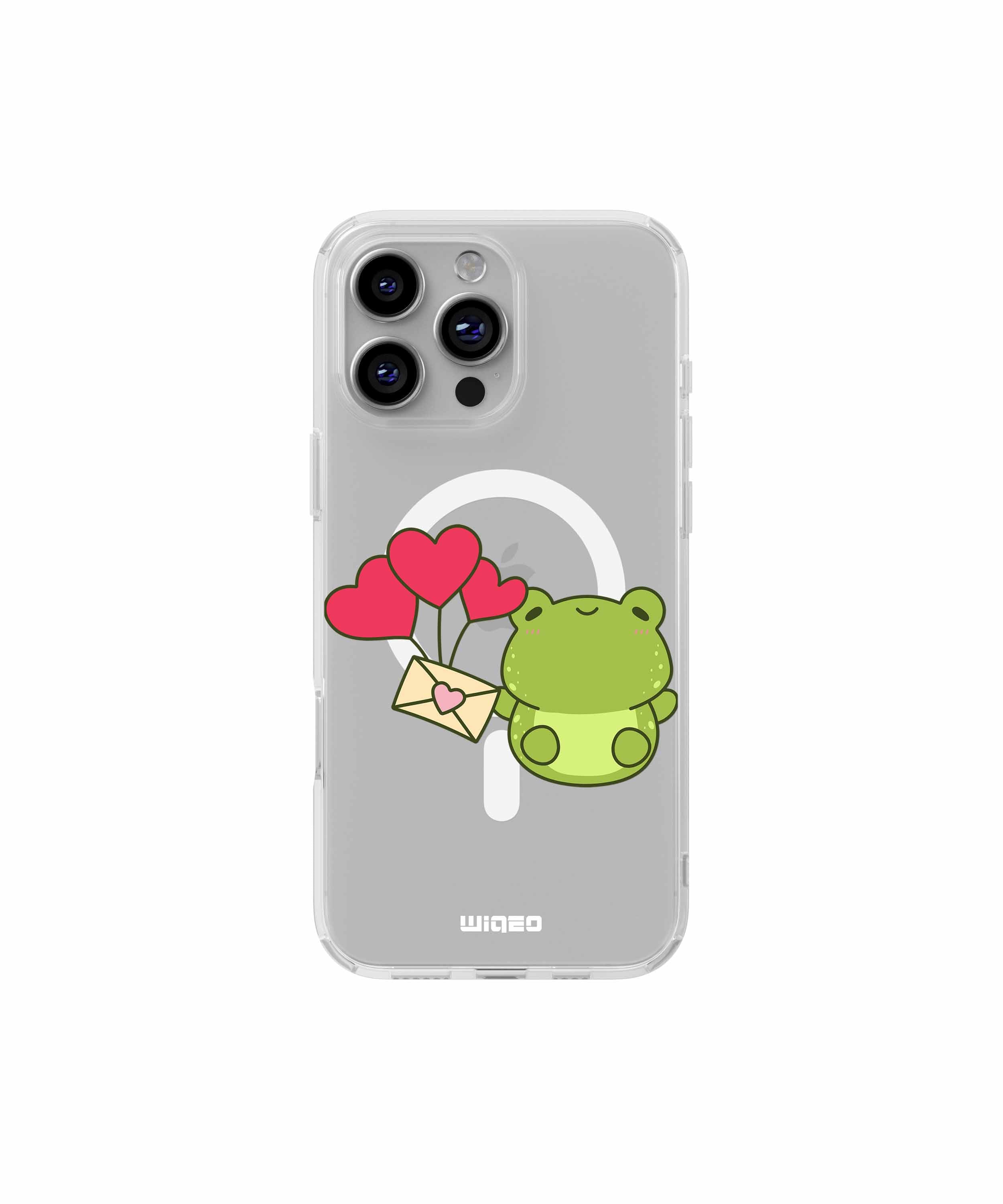 Coque grenouille tendre message pour iPhone