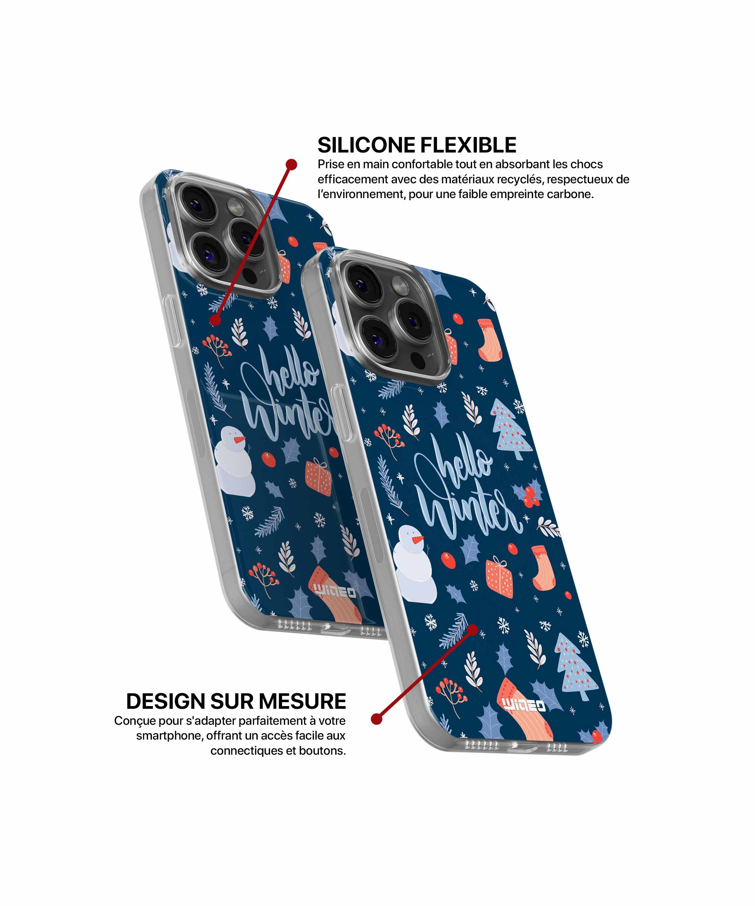 Coque hiver enchanté pour iPhone